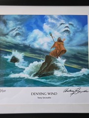 Denying Wind, signed and numbered print by Tony Szczudlo